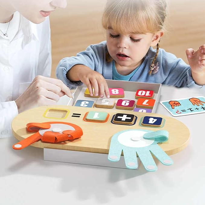 TOP BRIGHT Preschool Learning Toys for Toddlers 3-4, Montessori Toys for 3-5 Year Old Boys Girls Birthday Gifts, Educational Number Blocks Math Manipulatives
