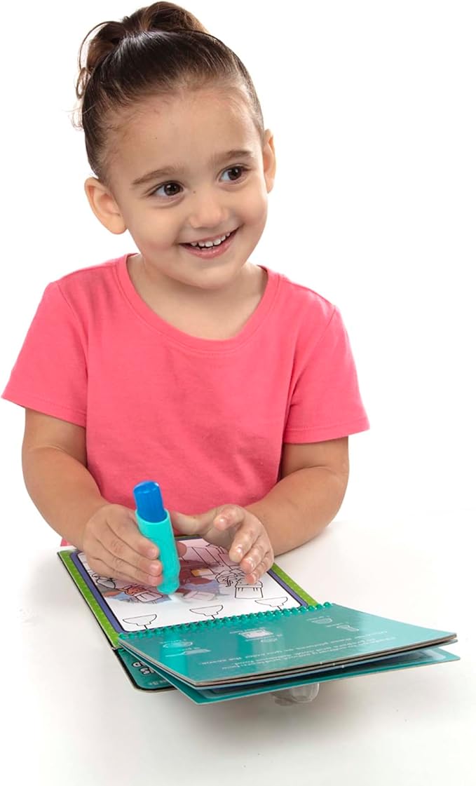 Melissa & Doug On The Go Water Wow! Reusable Water-Reveal Activity Pad- Occupations