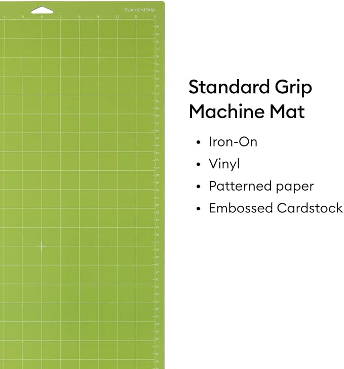 Cricut Cutting Mat Variety Pack (4 Count, 12in x 24in) - for Explore & Maker Machines - Includes 2 StandardGrip, 1 LightGrip, 1 StrongGrip