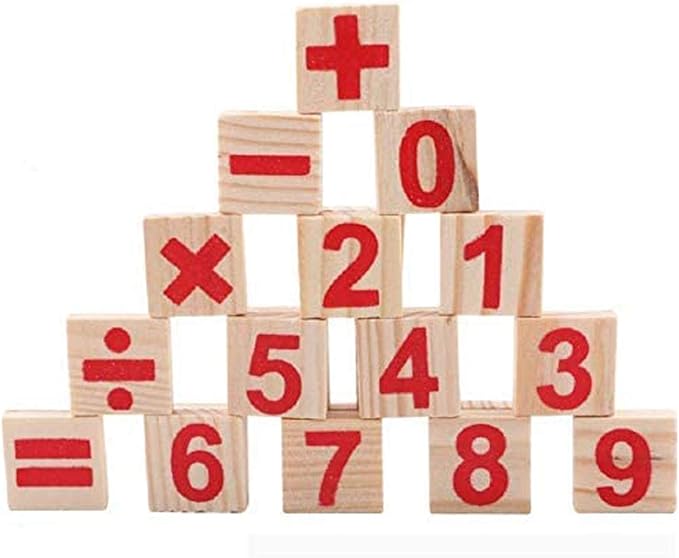 Counting Number Blocks and Sticks | Montessori Toys for Kids Learning| Homeschool Supplies for Math manipulatives | Toddlers Educational Wooden rods with Storage Tray