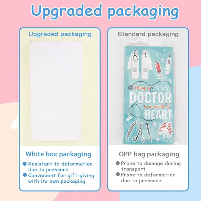 QPIXVB Doctor Gifts,Post It Notes,Doctor Sticky Notes Set,Medical Assistant Christmas Gifts,Office Supplies,440 Sheets Sticky Notes,Self-Stick Note Pads for Men Women Home School Supplies Small Gift