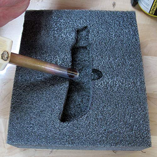 FastCap Kaizen Foam Sheet for Tool Organizers and Storage - Perfect for Professional Contractors and Technicians - 57mm Thickness, 2' x 4' Sheet Size, Black & White