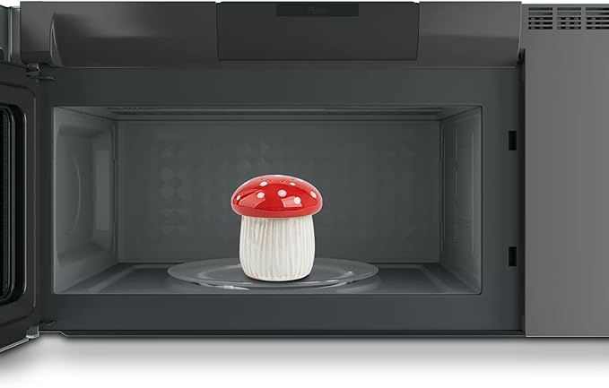 Mushroom Microwave Cleaner Steam Ceramic Oven Cleaner Microwave Steam Cleaner Red Kitchen Microwave Cleaning