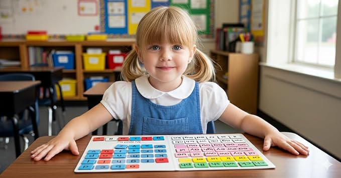 Magnetic Phonetics Back to Basics Magnet Set with Printed Board