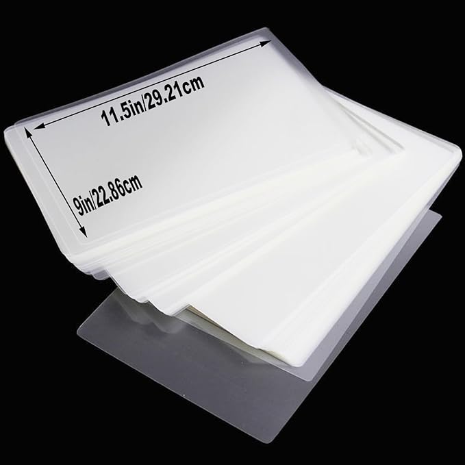 30 Pack Laminating Sheets, Clear 9 x 11.5 Inch Thermal Laminating Pouches for Thermal Laminator, 3 Mil Lamination Sheet Paper, Letter Size, HeatSeal