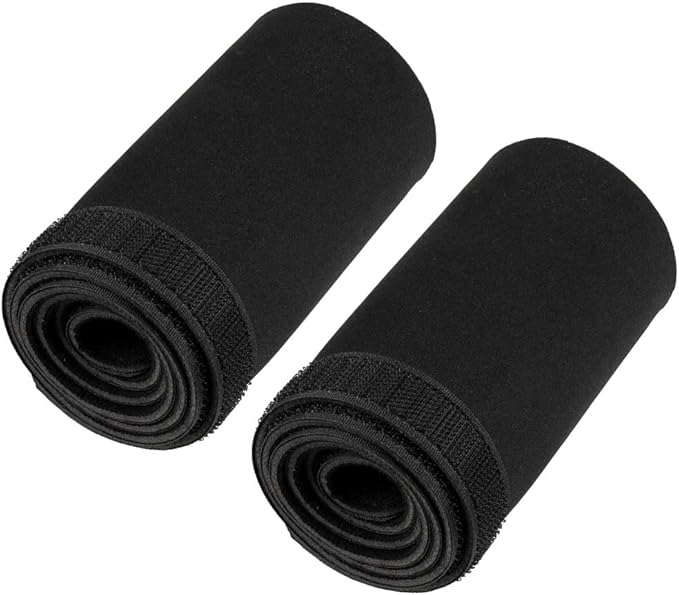 Klein Tools 450-320 Cable Management Sleeve, Cord Management for Home, Office or Job, 1-1/4-Inch Max Diameter, 3-Foot Length, Black, 2-Pack