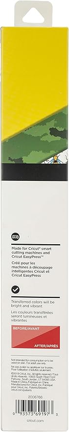 Cricut Infusible Ink Transfer Sheets -4 Sheets 12" x 12" - Jungle Safari Pattern - for Cricut EasyPress, Maker, Explore Air 2