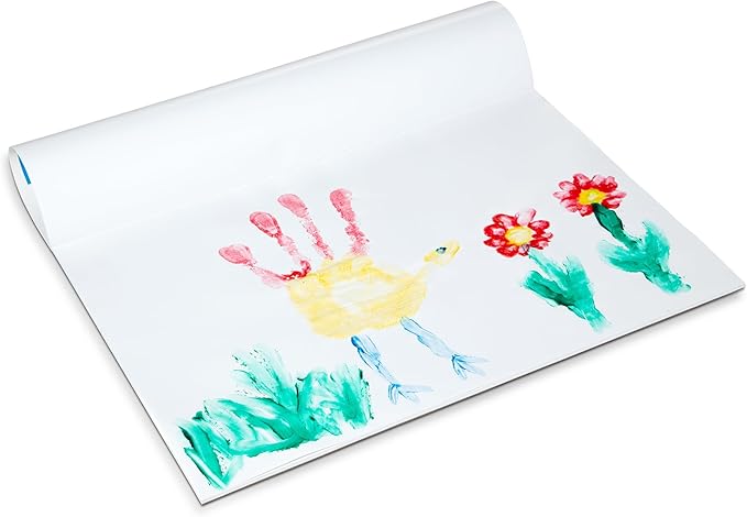 Melissa & Doug Finger Paint Paper Pad (12 x 18 inches) - 50 Sheets, 2-Pack - FSC Certified