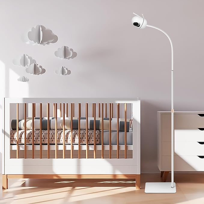 67 inch Adjustable Height Baby Monitor Floor Stand Holder for Infant Optics DXR-8 Pro,eufy HelloBaby HB6560/HB6550/Pro/HB65/HB66/HB248,ANMEATE SM935E or Any Cameras with 1/4 Screw Mount