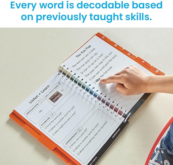 hand2mind Guided Phonics + Beyond Decodable Books Unit 2, CVC Books for Beginning Readers, Science of Reading Classroom Materials, Learn to Read Leveled Readers, Preschool Curriculum for Teachers