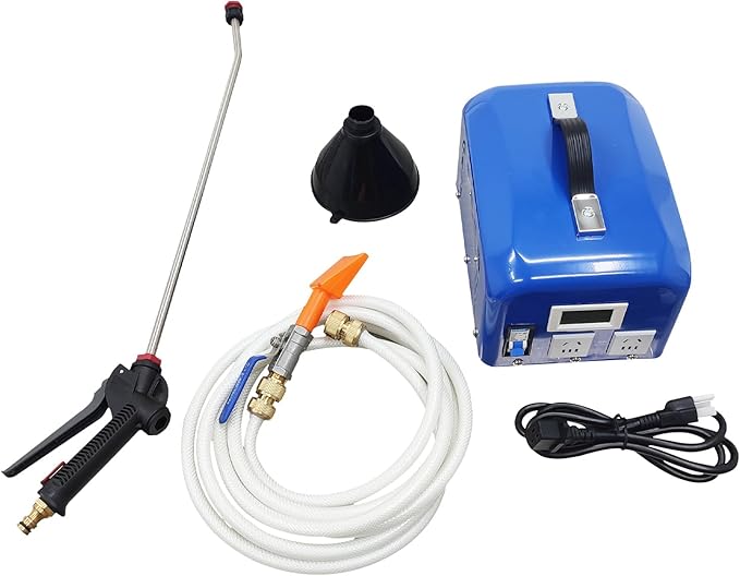 Range Hood Cleaning Machine Foam Generator 220V ‌‌‌Grease Foam Generator Heavy Oil Stain Dirt Removal Tool with Transformer for Commercial Kitchens Restaurants Range Hood Ventilation Ducts