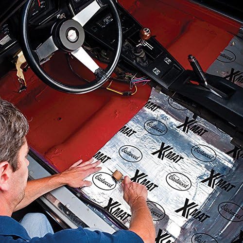 Eastwood X-Mat 5 PC 12x12 Road Noise and Heat Reducer Foam Under Carpet Door Panels Inner Walls