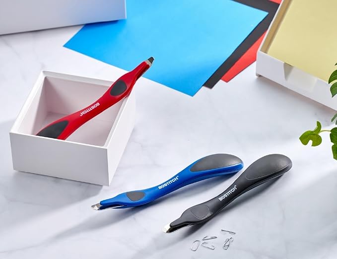 Bostitch Office Professional Magnetic Easy Staple Remover, Staple Puller Stick for Office, Home & School - Assorted Colors, 9 Pack