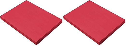 Prang (Formerly SunWorks) Construction Paper, Holiday Red, 9" x 12", 100 Sheets (Pack of 2)