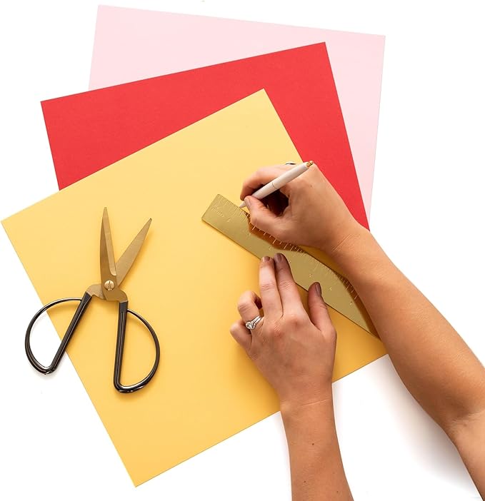 Smooth Cardstock 12x12 Paper - Colored Craft Paper for Die Cutting, Card Making, Scrapbooks - 60 Heavy Duty Sheets, 10 Unique Colors, 80lb (216gsm), Solid Core - Jewel Tones