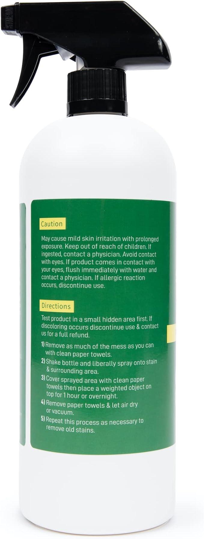 | Pet Enzymatic Stain & Odor Eliminator for Strong Odors Around the Home - Carpet Cleaner for Dog & Cat Urine - 32oz Spray
