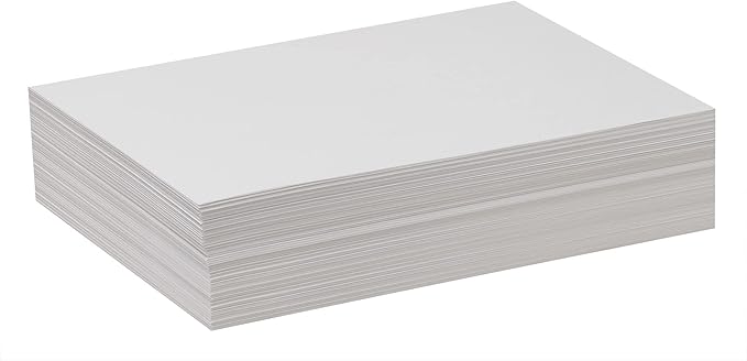 Pacon Drawing Paper,White,Standard Weight,9" x 12",500 Sheets,(Pack of 8)