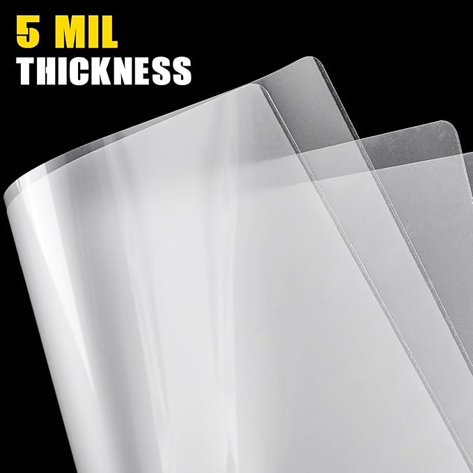 Thermal Laminating Pouches 5 Mil,150 Pack Laminating Sheets, 9 x 11.5 Inches Lamination Sheet Paper for Laminator, Clear, Round Corner Letter Size, Office School Supplies