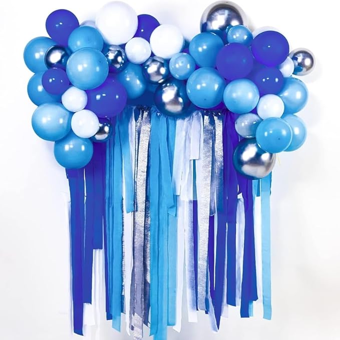 Baby Blue Crepe Paper Roll - 81' (1 Count) - Great for Stunning DIY Crafts, Party Decor, and More