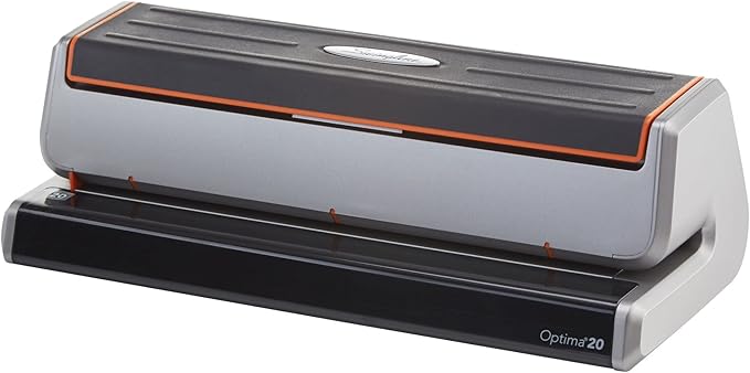 Swingline Electric Hole Puncher 3 Hole, 20 Sheet Punch Capacity Three Hole Punch 3 Ring, Jam Resistant, Optima 20, Silver (74520)