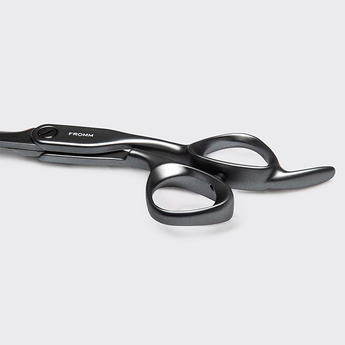 Fromm Professional Invent 5.75" Precision Hair Cutting Shears Ideal for Blunt & Layer Cuts in Gunmetal Japanese Steel Scissors with Semi-Convex Blade for Experienced & Expert Salon Stylists