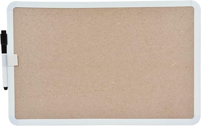 School Smart Dry Erase Board, 11 x 17 Inches, White
