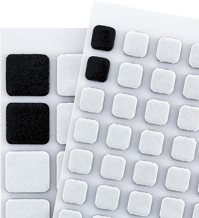 SPELLBINDERS PAPERCRAFTS, INC Black, Spellbinders Card Shoppe Essentials Foam Squares Mix, 1mm