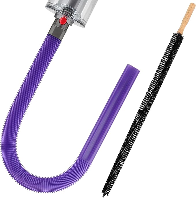 Dryer Vent Lint Vacuum Atttachments for Dyson Gen 5 V15 V12 V11 V10 V8 V7 Detect Absolute Cyclone Outsize Slim Vacuum Cleaner Nozzle Crevice Flexible Dryer Lint Remove Tool Cleaner Kit