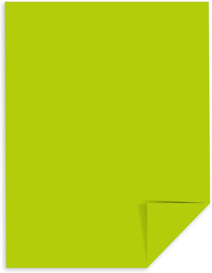 Neenah Astrobrights Premium Color Paper, 24 lb, 8.5 x 11 Inches, 500 Sheets, Terra Green (22581)