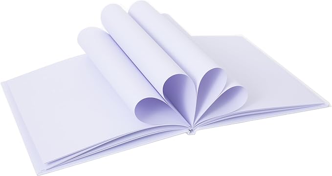12 Pack Hardcover Blank Book,6x8 Inch Unlined Sketchbook Journal - 18 Sheets/36 Pages Each, Bulk Pack of White Hardcover Blank Books for Writing, Drawing Make Your Own Book, Multi-Purpose for Students & Adults
