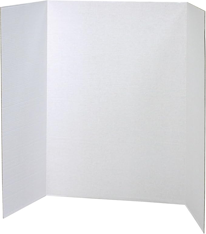 Spotlight Presentation Board and Header, 48 x 36, White Carton Count: 4