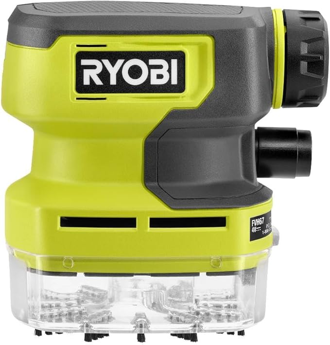 Ryobi USB Lithium Desktop Vacuum Kit with Battery and Charger, Green, FVH67K