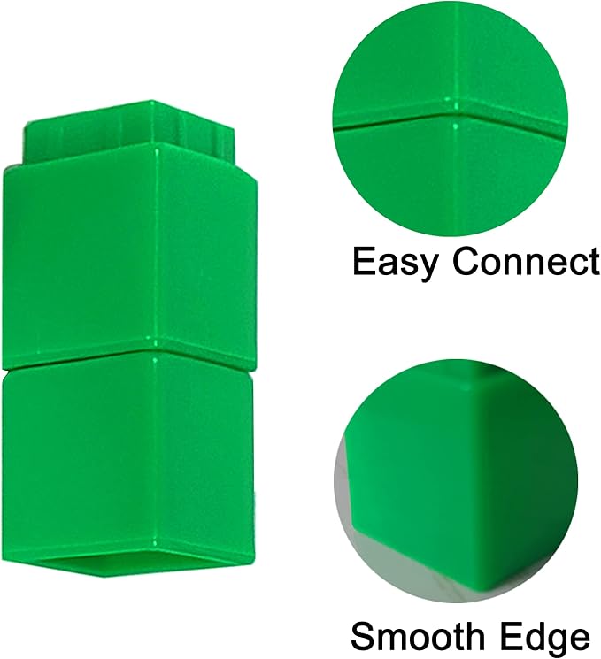 Math Manipulatives Counting Cubes, Educational Math Linking Cubes, Classroom Toys Kindergarten Learning Materials Homeschool Supplies,Set of 100 Math Cubes for Kids Ages 3+