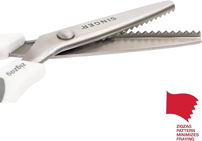 SINGER 9" Pinking Shears - Zig Zag Scissors for Fabric