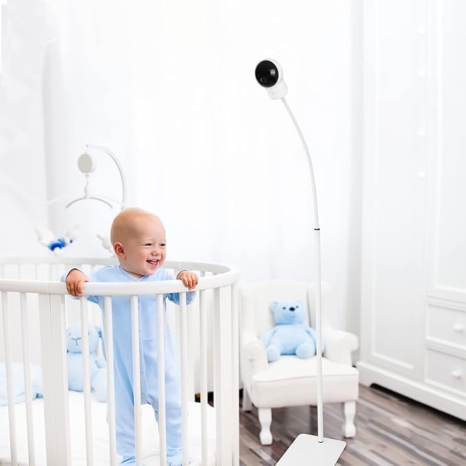 HOLACA 35 inch or 63 inch Floor Stand for Hellobaby, Infant Optics DXR-8/8 Pro, eufy, Vava/Hipp and Nooie Baby Monitor,Owlet and Motorola Baby Monitor, for Any Other Cameras with 1/4 Screw Mount