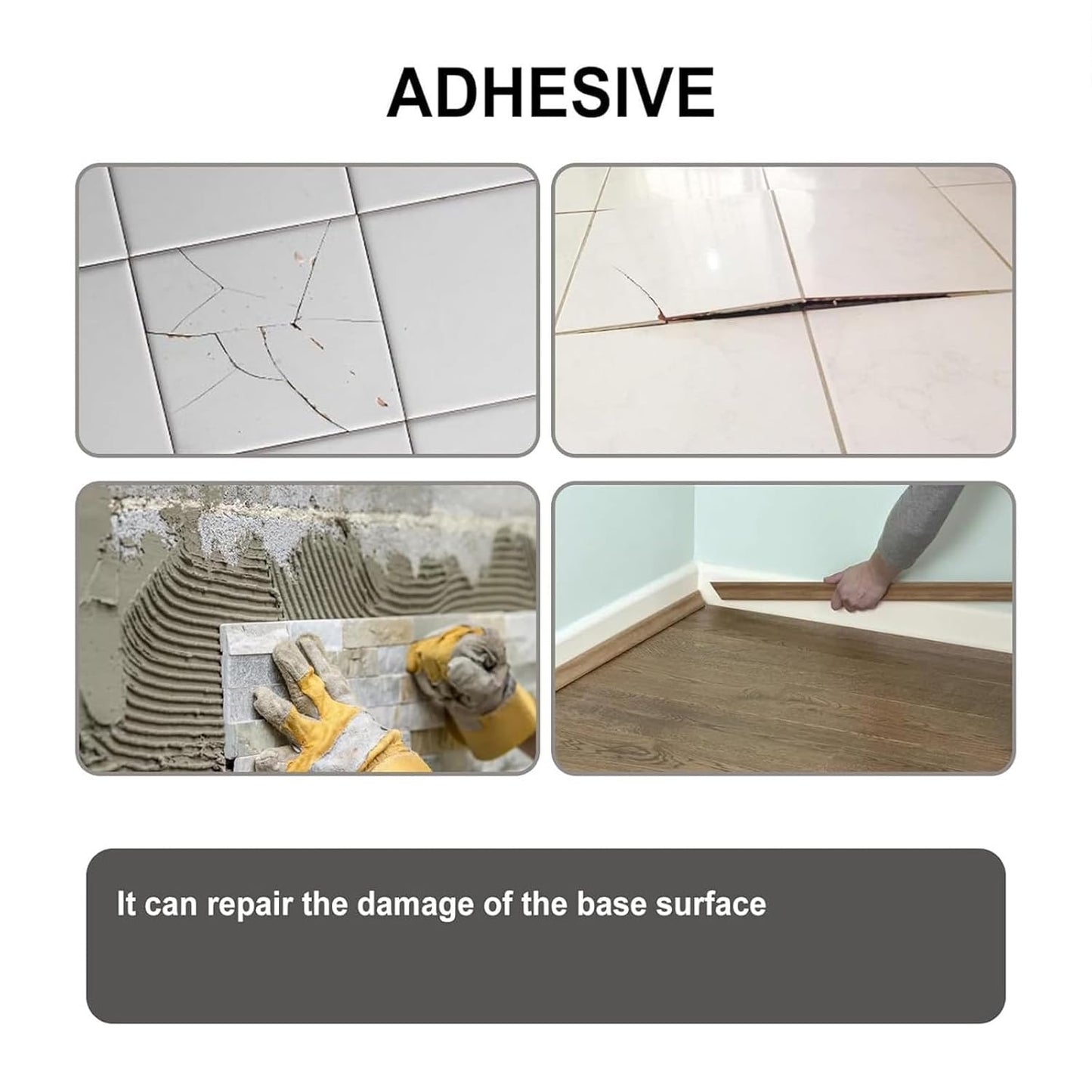 Tile and Ceramic Glaze Repair Paste,Ceramic Tile Crack Repair,Porcelain Sink Repair Kit,Tilegrout Repair,for Bathtub Tilefloors,Sinks, and Toilets (1PC)