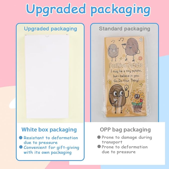 QPIXVB Potato Sticky Notes Set,Inspirational Gifts,Cute School Supplies,440 Sheets Sticky Notes,Office Christmas Gifts,Cute Desk Accessories,Potato Writing Memo Pads for Students Home School Supplies