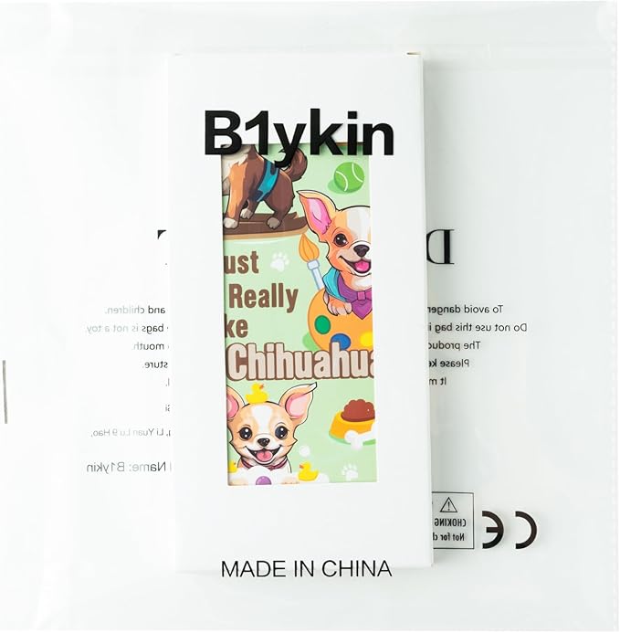 B1ykin Cute Sticky Notes Set - I Just Really Like Chihuahua Self-Stick Notes Pad, 550 Sheets Writing Memo Pages Sticky Notepad for Teacher Appreciation Gift, School Party Supplies (Chihuahua)