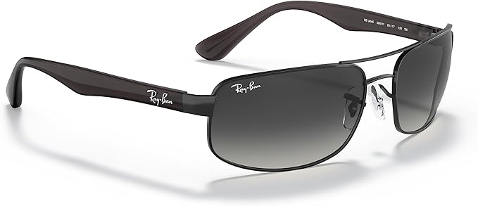 Ray-Ban mens Rb3445 Rectangular Sunglasses