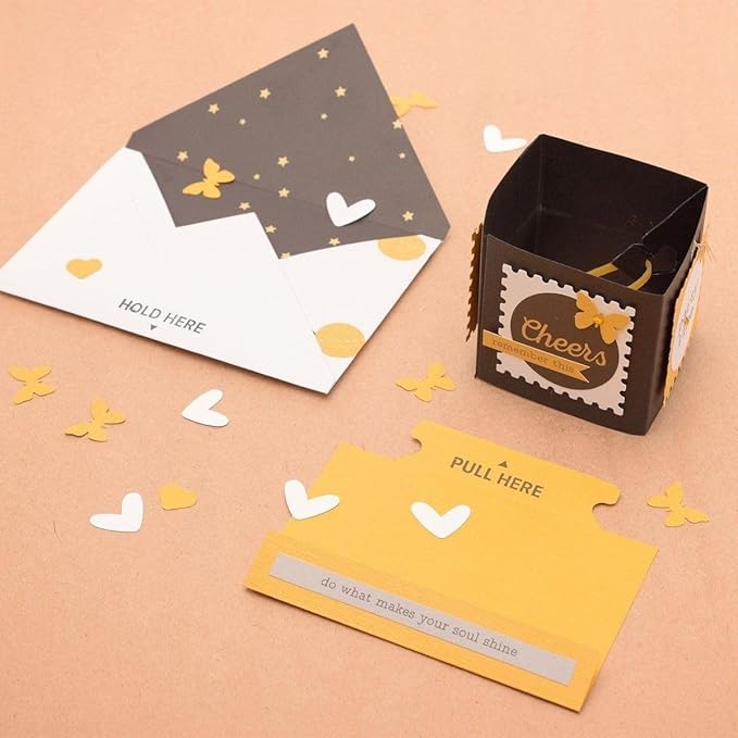 We R Memory Keepers Explosion Card Punch Board - Craft Tool for Card Making and Paper Crafting