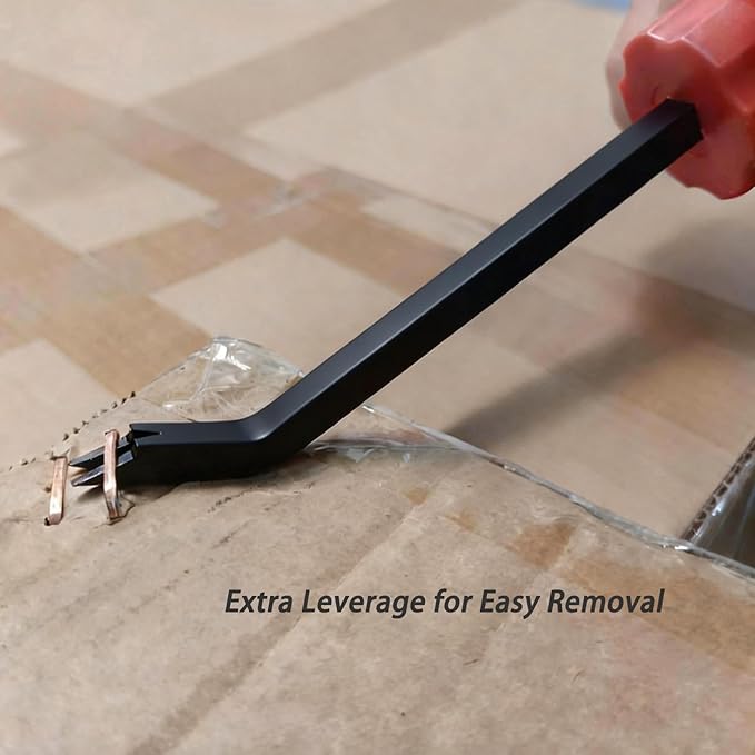 Staple Remover Tool, Heavy Duty Upholstery Staple Puller for Carpet, Furniture, Wood & Floor