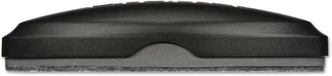 Quartet Eraser, 2-in-1, Whiteboard/Chalkboard, Magnetic, 6-1/2"x1-3/8", Oval, Black (BFEB2)