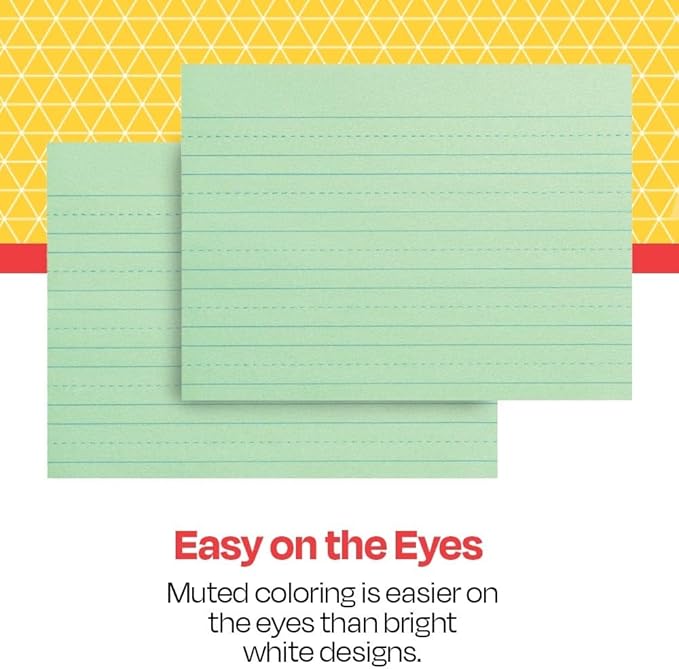 School Smart Green Newsprint Practice Paper, 1 Inch Rule, 12 x 9 Inches, 500 Sheets