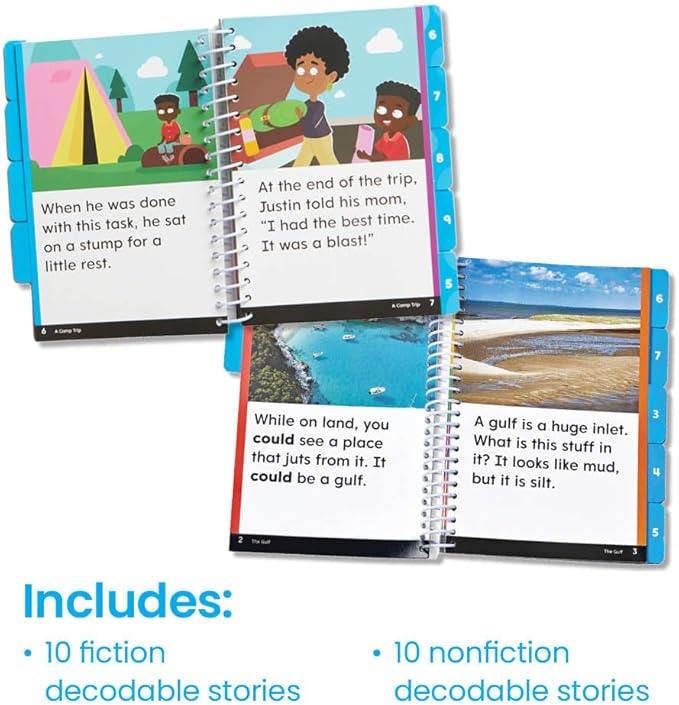 hand2mind Guided Phonics + Beyond Decodable Books Unit 5, Books for Beginning Readers, Science of Reading Classroom Materials, Learn to Read Leveled Readers, Preschool Curriculum for Teachers