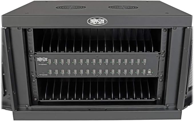 TRIPP LITE 32-Port USB Charging Storage Station Cell Phone Smartphones Sync (CSD32USB)