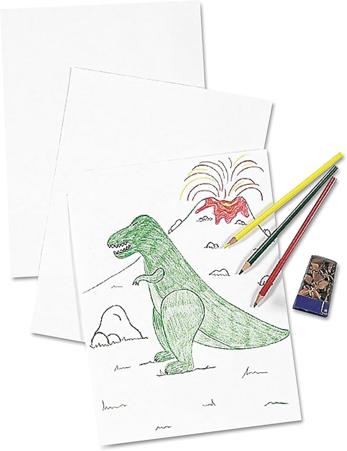 Pacon Drawing Paper, White, Medium Weight, 24" x 36", 250 Sheets