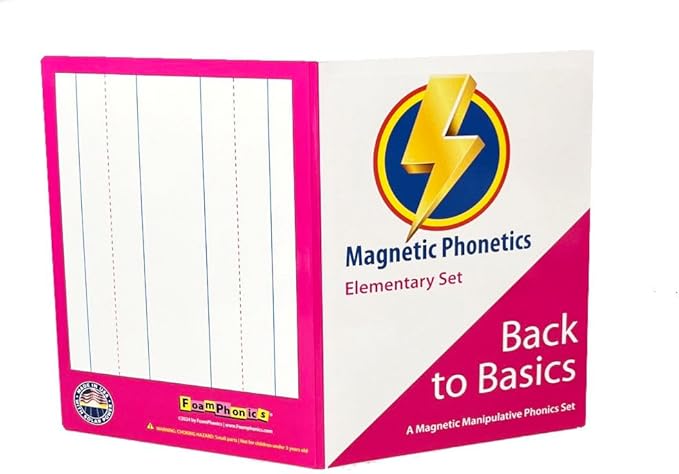 Elementary Magnet Set with Folding Board Made in The USA with Solar Power