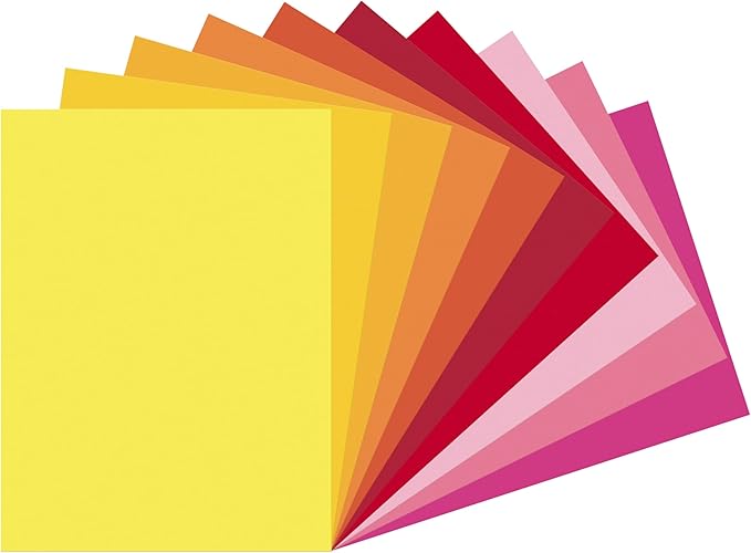 Tru-Ray Construction Paper 9x12" Warm Color Assortment