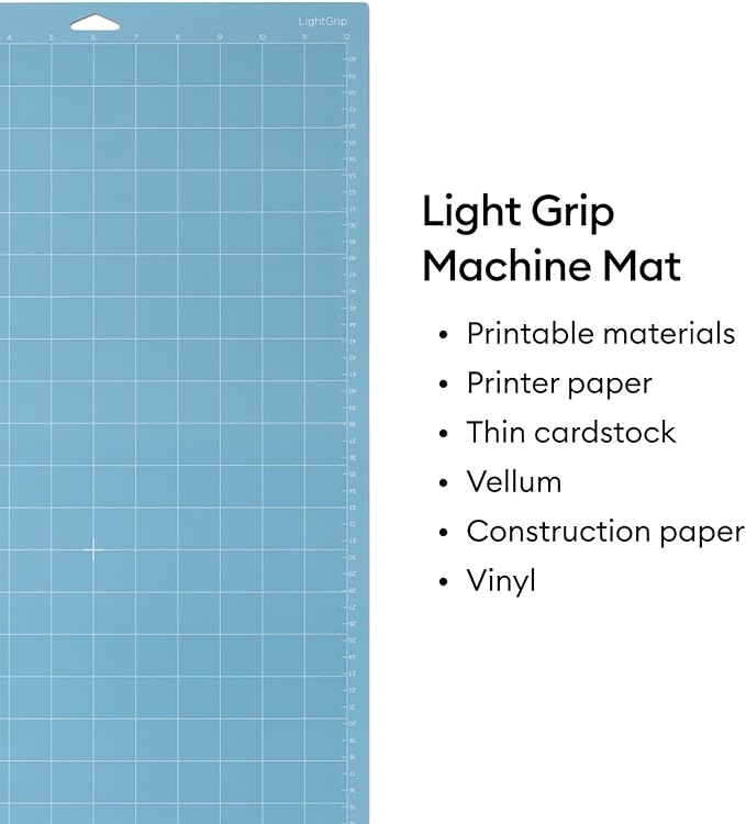 Cricut Cutting Mat Variety Pack (4 Count, 12in x 24in) - for Explore & Maker Machines - Includes 2 StandardGrip, 1 LightGrip, 1 StrongGrip