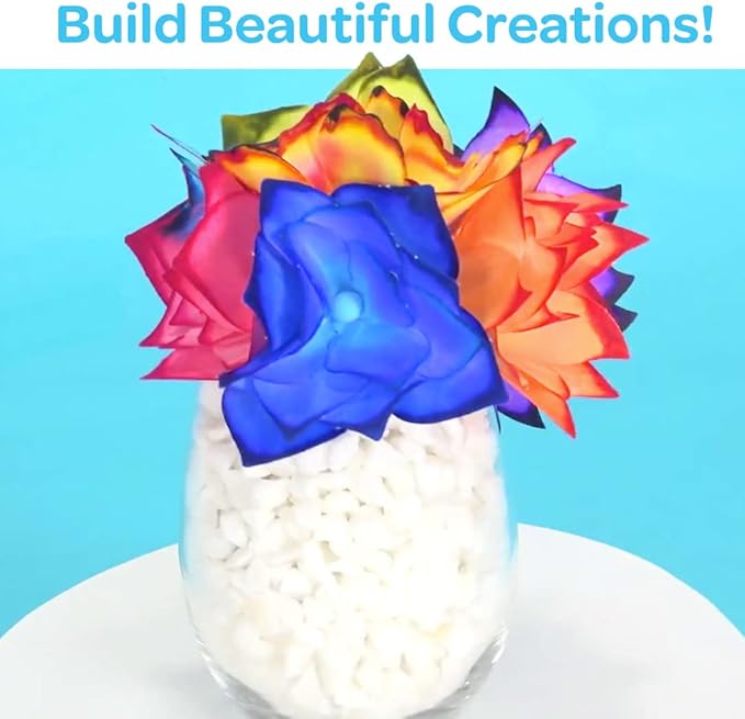 Crayola Paper Flower Science Kit, Color Changing Flowers, Gift for Kids Ages 7, 8, 9, 10 (Pack of 2)